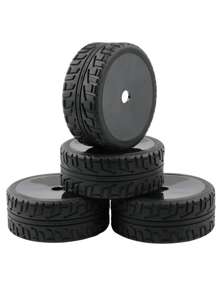 4 Ruedas y Neumáticos 17mm Rchobbytop para Buggy RC 1/8