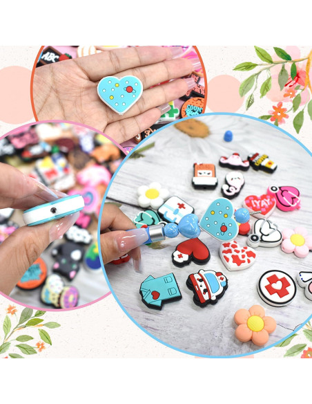 100 Perlas de Silicona Coloridas XHAOYEAHX para Manualidades DIY