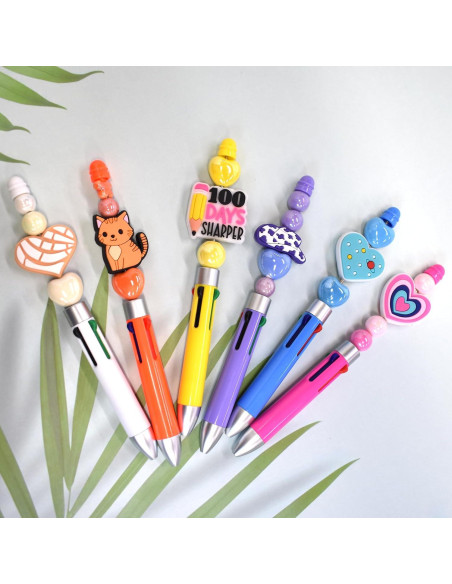 100 Perlas de Silicona Coloridas XHAOYEAHX para Manualidades DIY