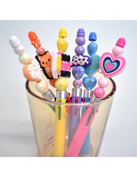 100 Perlas de Silicona Coloridas XHAOYEAHX para Manualidades DIY