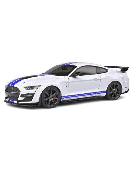 Modelo de Coche 1:18 Solido Ford Mustang Shelby GT500 2020 Blanco
