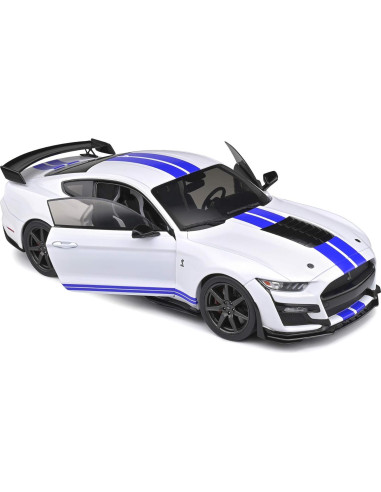 Modelo de Coche 1:18 Solido Ford Mustang Shelby GT500 2020 Blanco