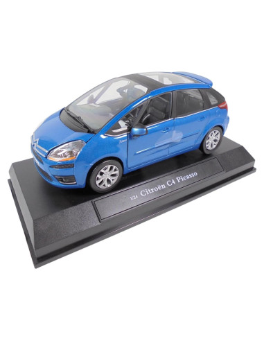 Coche a Escala 1:24 OPO 10 Citron C4 Picasso Metal Azul