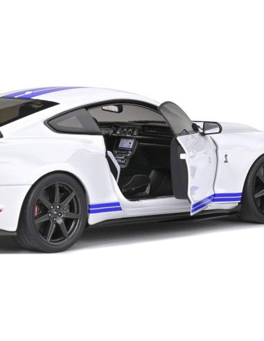 Modelo de Coche 1:18 Solido Ford Mustang Shelby GT500 2020 Blanco