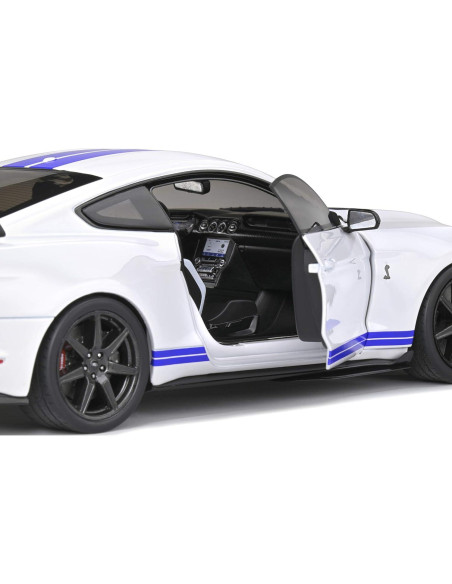 Modelo de Coche 1:18 Solido Ford Mustang Shelby GT500 2020 Blanco