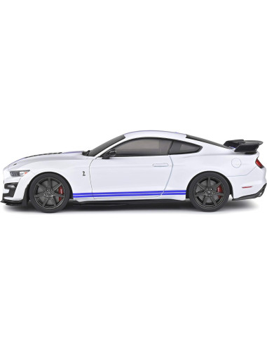 Modelo de Coche 1:18 Solido Ford Mustang Shelby GT500 2020 Blanco