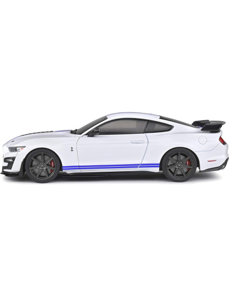 Modelo de Coche 1:18 Solido Ford Mustang Shelby GT500 2020 Blanco