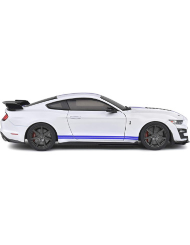 Modelo de Coche 1:18 Solido Ford Mustang Shelby GT500 2020 Blanco