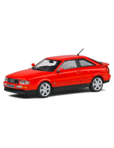 Modelo de Coche Sólido 1:43 Audi S2 Coupe Rojo 1993