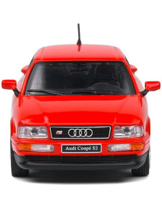 Modelo de Coche Sólido 1:43 Audi S2 Coupe Rojo 1993 2
