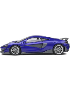 Coche Miniatura Coleccionable SOLIDO McLaren 600LT Morado 1:18 2