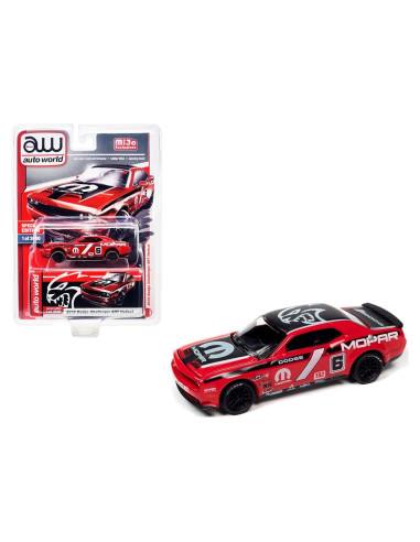 Auto World 1/64 Dodge Challenger SRT Hellcat Rojo Edición Limitada
