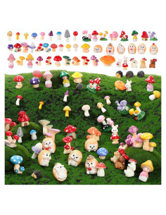 Set Miniatura Jardín 58 Piezas Canlierr Decoración DIY