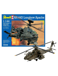 Kit de Modelo de Plástico Revell AH-64D Apache 1:144 79 Piezas