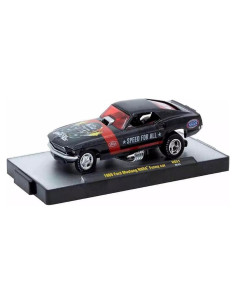 Modelo Diecast 1969 Mustang NHRA Funny Car M2 1:64 Negro