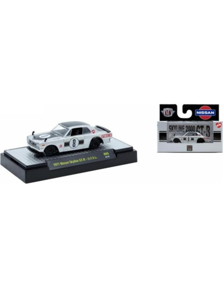 M2 Machines 1:64 Escala Detroit Muscle 1971 Skyline GT-R