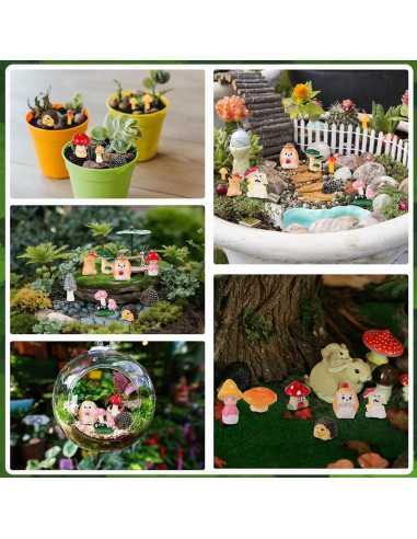 Set Miniatura Jardín 58 Piezas Canlierr Decoración DIY