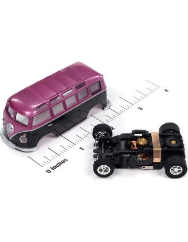 Auto World SC412-2P VW Samba Bus 1965 Escala HO Slot Car