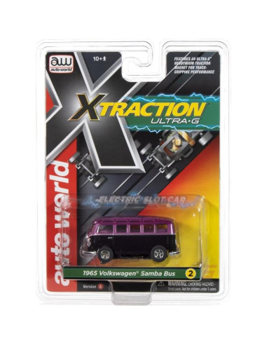 Auto World SC412-2P VW Samba Bus 1965 Escala HO Slot Car