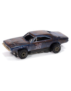 Auto World Thunderjet 1969 Dodge Charger Azul Escala HO 1:64