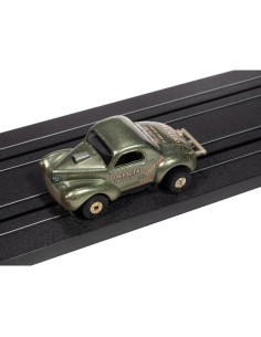 Auto World Thunderjet 1941 Willys Coupe Verde Escala HO 1:64 2