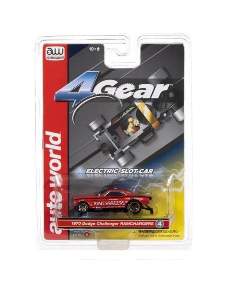 Auto World SC413-4R Dodge Challenger Ramcharger Escala HO