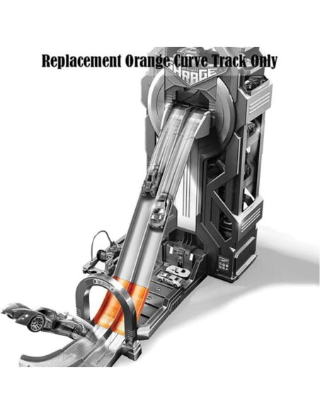 Pista Curva Naranja de Repuesto Hot Wheels FTB68 - 10 cm