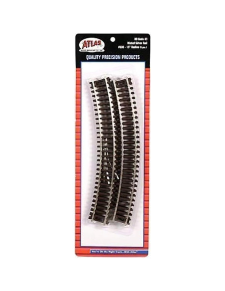 Pista Atlas Código 83 Níquel 27.94 cm para Escala HO