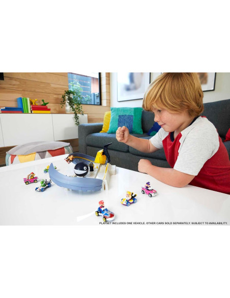 Conjunto de Pista Mario Kart Hot Wheels Chain Chomp 50.8x50.8 cm