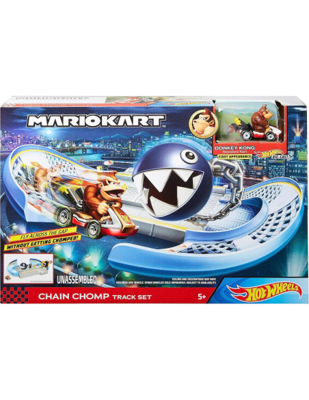 Conjunto de Pista Mario Kart Hot Wheels Chain Chomp 50.8x50.8 cm