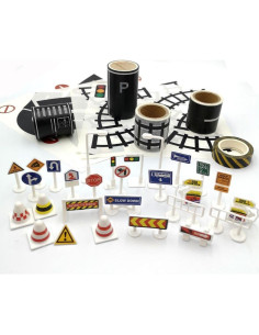 Cinta de carretera para coches SPRITE WORLD 3 rollos 500 cm 2