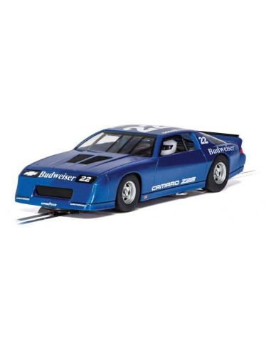 Coche de Carreras Scalextric Chevrolet Camaro IROC-Z Azul 1:32