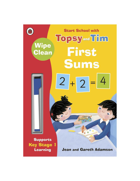 Wipe-Clean First Sums: Start School with Topsy and Tim