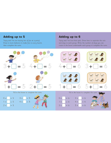 Wipe-Clean First Sums: Start School with Topsy and Tim