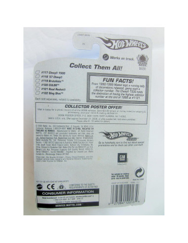 Hot Wheels Chevy 1500 2006 a escala 1:64 - Mattel