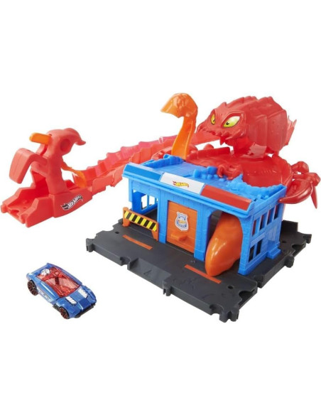 Pista de coches Hot Wheels City Nemesis Mattel HDR29 38.5x35cm