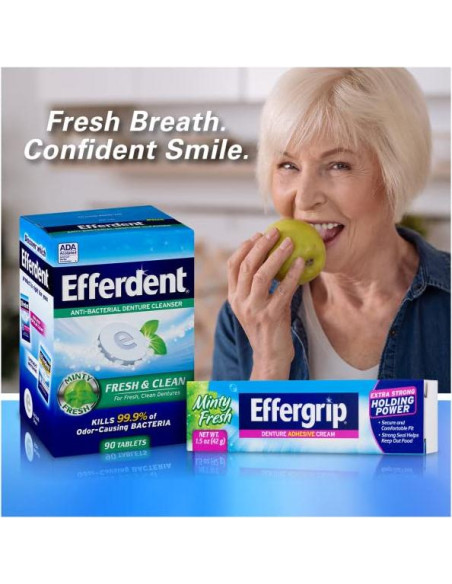 Crema Adhesiva para Dentaduras Effergrip 42.52 g Extra Fuerte