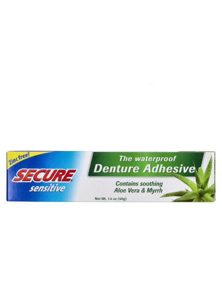 Adhesivo para Dentaduras Seguras Sensitive 300g - Aloe Vera