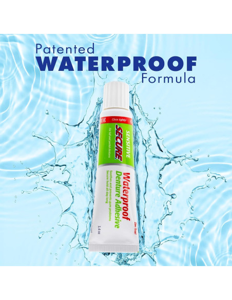 Adhesivo para Dentaduras Seguras Sensitive 300g - Aloe Vera