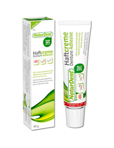 Crema Adhesiva para Dentaduras NaturDent 40g - Fuerte y Natural 2
