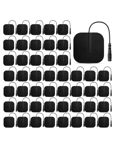 48 Piezas Almohadillas Electrodos TENS/EMS TRIFOX Reutilizables