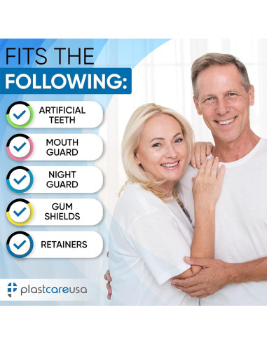 Paquete de 30 Estuches para Dentaduras PlastCare USA - Almacenamiento Discreto