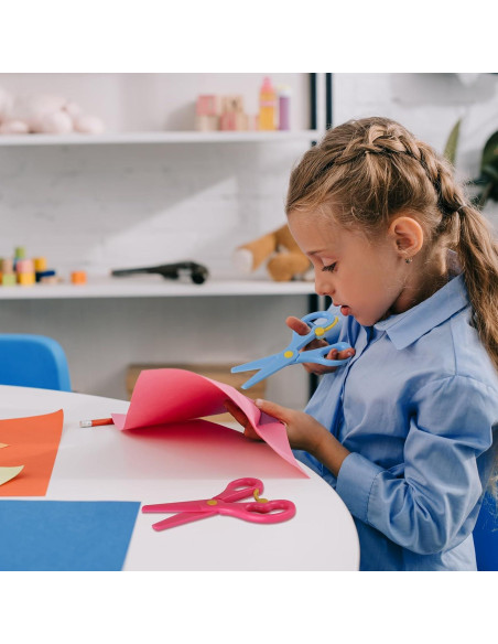 30 Tijeras de Seguridad para Niños Dcocdeely Multicolores