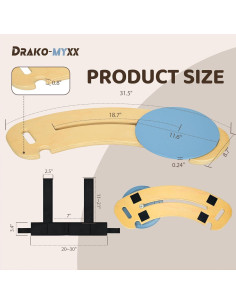 Tabla de Transferencia Deslizante Drako-Myxx con Cinturón 80x22 cm 2