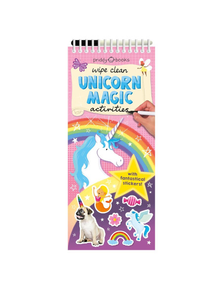 Wipe Clean Activities: Unicorn Magic: With Fantastical Stickers! (Wipe Clean Activity Books)