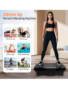 Máquina de Ejercicio Vibratoria ALSO GO SG0039-BK 120 Niveles 2