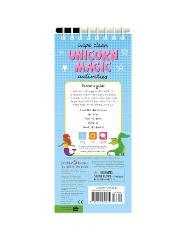 Wipe Clean Activities: Unicorn Magic: With Fantastical Stickers! (Wipe Clean Activity Books)