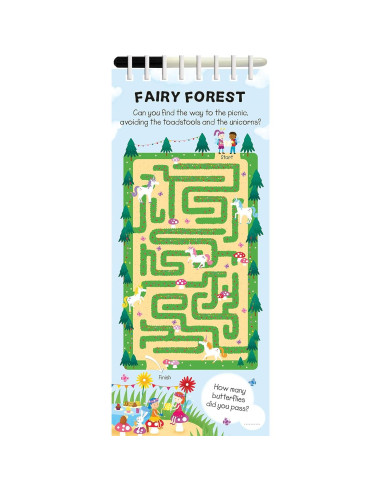 Wipe Clean Activities: Unicorn Magic: With Fantastical Stickers! (Wipe Clean Activity Books)