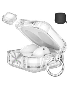 Funda Protectora Transparente Valkit para Galaxy Buds 2 Pro/2/Live