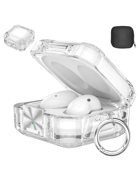 Funda Protectora Transparente Valkit para Galaxy Buds 2 Pro/2/Live